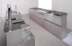 Stainless Steel Modular Kitchen by Petals Kitchens And Interiors