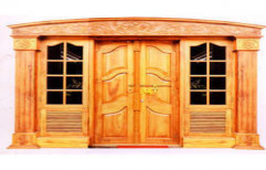 Wooden Safety Door by SR Trading