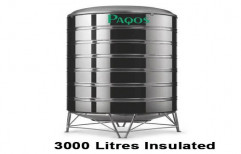 3000 Litres Insulated Water Tank by The Water Master