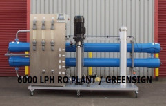 6000 LPH RO Plant by Greensign Systems & Controls