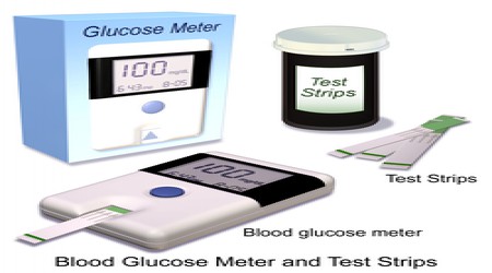 Blood Glucose Meter And Test Strips by Advance Health Care