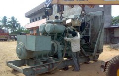 Diesel Generator Erection Work by Om Sai Enterprises
