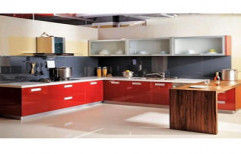 Laminated U Shape Modular Kitchen by Aaradhyaa Enterprise