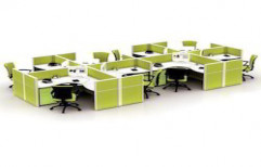 Modular Office Workstation by Kiran Wooden Furniture
