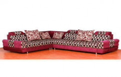 Multicolor Fabric Sofa Set by Krishna Enterprise