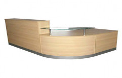 Office Reception Table by Raaghavi Associates