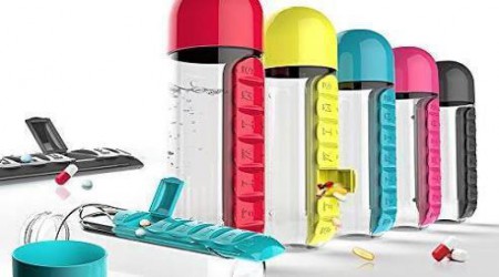 Pill Organizer Bottle with Medicine Box by Dayal Traders