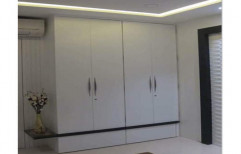 White Wooden Cupboard by Ramdev Kitchen