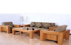 Wooden Sofa Set by R & R Construction And Interiors