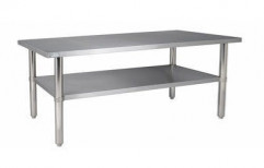 Stainless Steel Kitchen Table by Sharda Steel House