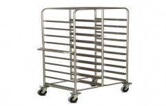 Stainless Steel Tray Trolley by Sanipure Water Systems