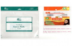 Cotton Balls Packaging Bag by Mayank Plastics