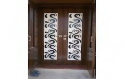 Fancy Wooden Door by Vishwakarma Interiors