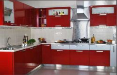 L Shape Modular Kitchen by Sanjivani Interior & Decorators