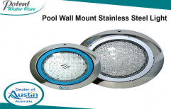 Pool Wall Mount Stainless Steel Light by Potent Water Care Private Limited