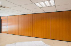Wooden Office Partition by Harsha Interiors