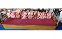 Cushion Wooden Sofa by New Art Furniture & Interior