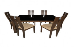 Eros Wooden Dining Table Set by Eros Furniture Mall (Unit Of Eros General Agencies Private Limited)