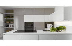Stainless Steel Modular Kitchen by Archstone Home Interiors