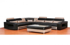 Stylish Leather Sofa Set by Krishna Enterprise