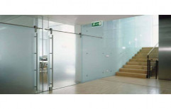 Tuffen Glass Door by Subhash Interior Decorator