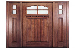 Brown Wooden Casement Doors