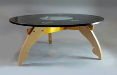 Wooden Round Table by Bhagwati Traders