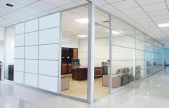 Aluminium Partition by Green White Interiors