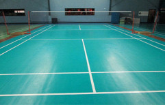 Badminton Court Mat by Sajj Decor