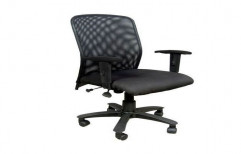 Black Revolving Office Chair by Paradise Enterprises
