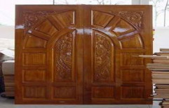 Decorative Wood Door by N.K. Associates