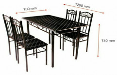 Dinning Set With MDF Top by Big Furn