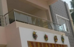 Glass Railings by SS Interiors & Infrastructures
