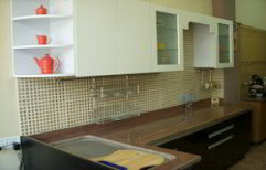 L Shaped Modular Kitchen by Sai Kitchen