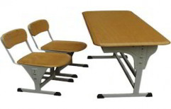 School Wooden Desk And Chair by Kiran Wooden Furniture