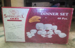 Sharewell 40 pc dinner set by Shiv Darshan Sansthan