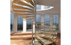 Spiral Staircase by SS Interiors & Infrastructures