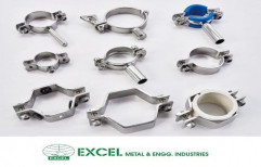 Stainless Steel Pipe Support Clamp by Excel Metal & Engg Industries