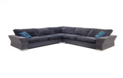 Velvet Fabric Sofa Set by Krishna Enterprise