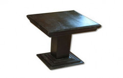 Wooden Corner Table by Iskots