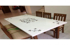 Wooden Dining Table by Security Automation