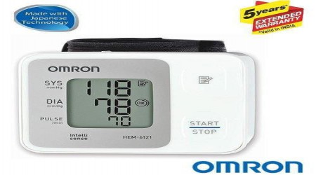 Wrist Blood Pressure Monitor HEM-6121 by Dayal Traders