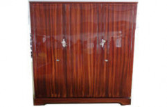 3 Door Steel Almirah by Puja Plywood Furniture