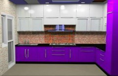 Acrylic Modular Kitchen by ABS Interior Furniture