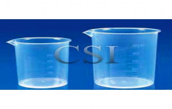 Beaker Plastic by Chandra Scientific Industries