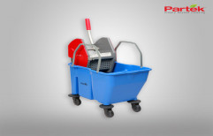 Double Bucket Mopping Trolley by Nutech Jetting Equipments India Pvt. Ltd.