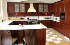 G Shape Modular Kitchen by Smart Interiors