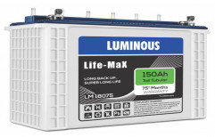Luminous Life Max 150Ah Inverter Battery by CHNR Power Projects