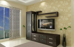 Plywood TV Unit by Sana Furniture Manufacturing