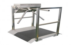 Portable Waist Height Single Turnstile by Insha Exports Private Limited